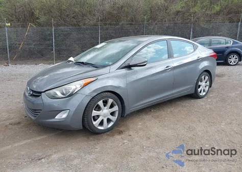 2013 Hyundai Elantra Limited из США, поврежденный, VIN 5NPDH4AE2DH383654